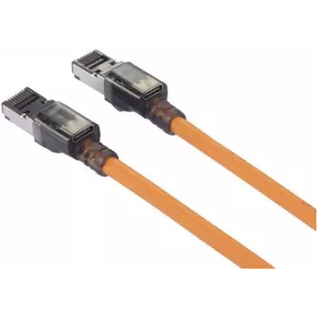 Renkforce CAT 6a S/FTP tīkla kabelis, 10 m, oranžs, LSZH, porta meklēšanas funkcija (RF-6609656)