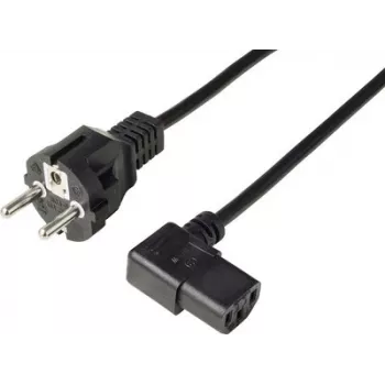 Renkforce tīkla barošanas kabelis 3m melns CEE 7/7 uz IEC C13 (RF-7176942)