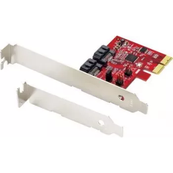 Renkforce RF-4679590 PCIe 2.0 x1 uz 2x SATA III RAID kontrollera karte, Low Profile, ASM1061, RAID 0/1/JBOD