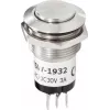 Renkforce RF-4707810 nerūsējošā tērauda durvju zvana poga 1-gang 24 V/1 A