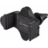 Renkforce RF-5385148 360° rotējošs ventilācijas restes auto tālruņa turētājs 55-85 mm viedtālruņiem, melns