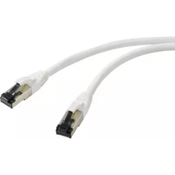 Renkforce RF-7106492 Cat 8.1 S/FTP tīkla kabelis, 2 m, balts