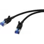Renkforce RF-7116972 CAT 6a S/FTP savienojuma kabelis, RJ45, 0,25 m, pelēks (RAL 7035)