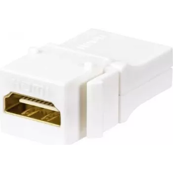 Renkforce RF-KS-HDMI-9020a HDMI savienotājs māte uz māti 4K 60Hz balts RF-4531602