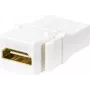 Renkforce RF-KS-HDMI-9020a HDMI savienotājs māte uz māti 4K 60Hz balts RF-4531602