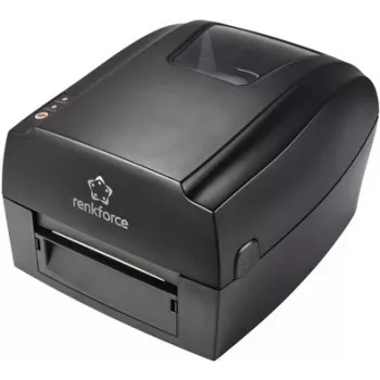 Renkforce RF-TTLP4-01 Tiešās termiskās drukas etiķešu printeris, 203 dpi, 118 mm, USB un RS-232, melns RF-5469252