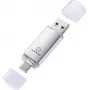 Renkforce RF-USBOS-230 64 GB USB 3.2 Gen 1 divu savienotāju USB-A/USB-C zibatmiņas disks sudraba RF-6688140