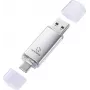 Renkforce RF-USBOS-240 USB zibatmiņa 128 GB sudraba USB-A un USB-C RF-7577906