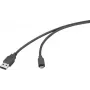 Renkforce USB 2.0 kabelis USB-A vīrišķais uz USB Micro-B vīrišķais 3 m melns RF-6830434