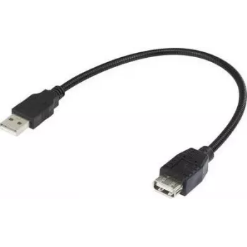 Renkforce USB 2.0 lokanā pagarinātāja kabelis 0,16 m melns 1333151