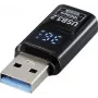Renkforce USB 3.2 Gen 2 adapteris, USB-A vīrišķais uz USB-A sievišķo, 10 Gbps, melns RF-6826676