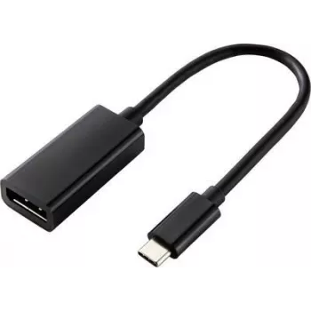 Renkforce USB-C uz DisplayPort adaptera kabelis 14 cm 4K@60Hz melns RF-4613070