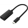 Renkforce USB-C uz DisplayPort adaptera kabelis 14 cm 4K@60Hz melns RF-4613070