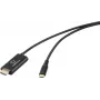 Renkforce USB-C uz USB-A kabelis 1m melns RF-7116128