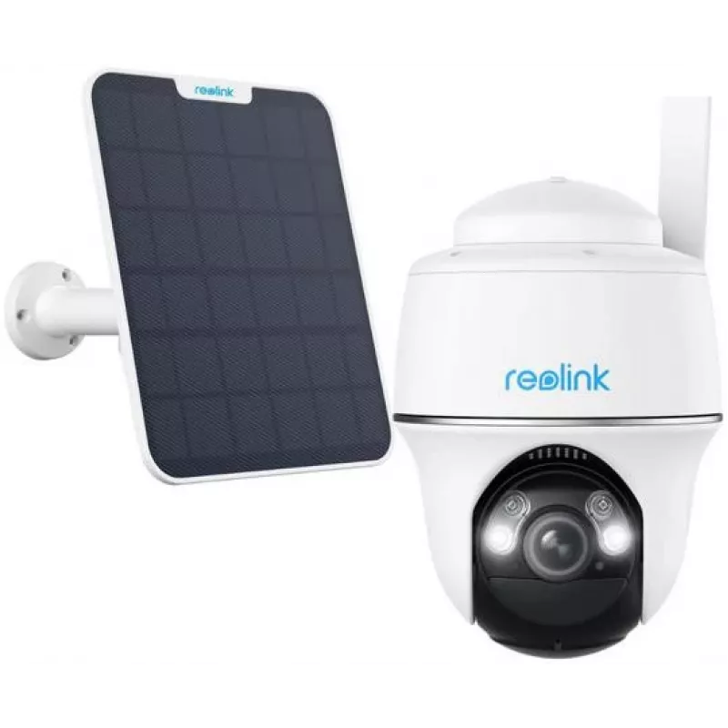 Reolink Go Series G430 5MP 4G LTE ar saules enerģiju darbināma āra drošības kamera ar personu/transportlīdzekļu noteikšanu un 7800mAh akumulatoru