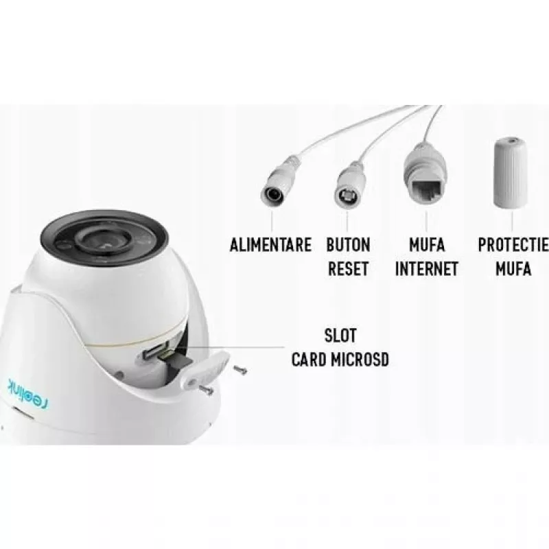 Reolink P344 12MP kupola PoE kamera ar AI video meklēšanu
