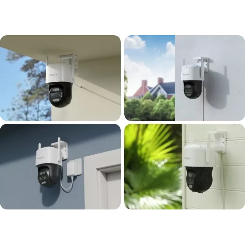 Reolink TrackMix Series W760 4K PTZ Wi-Fi 6 Dual-Lens Security Camera