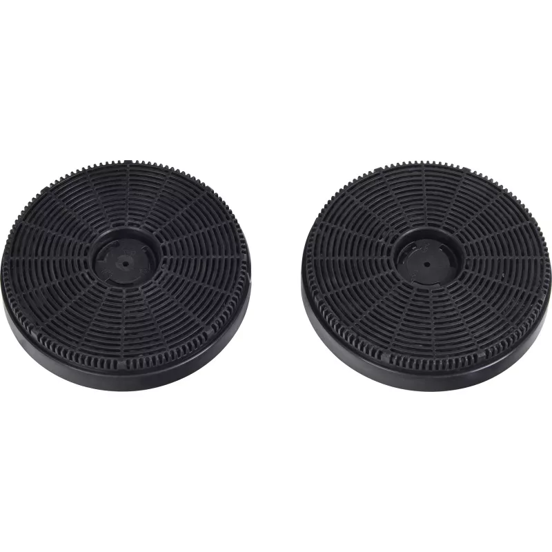 RESPEKTA Carbon Filter MIZ8000 Silver/Black 2 Pieces Round