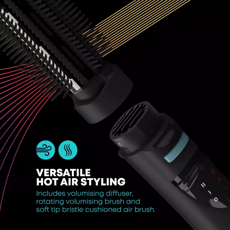 Revamp DR-1250X-EU Progloss Ionic Airstyle 6-in-1 Air Styler