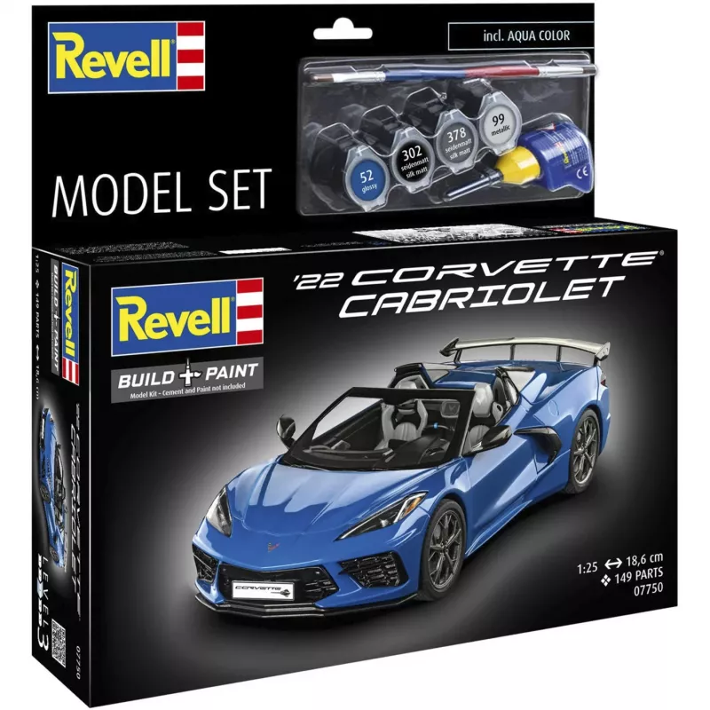 Revell Model Set Corvette C8 Cabriolet Scale 1:25