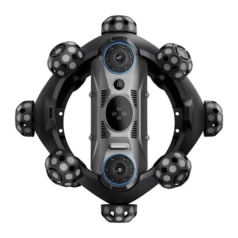 Revopoint Trackit SR CMM Edition 3D optiskais skeneris - pārnēsājama infrasarkanā izsekošanas sistēma rūpnieciskajai metroloģijai, 0.02 mm precizitāte