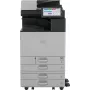 Ricoh IM C2510 A3 krāsu daudzfunkcionālais lāzerprinteris, drukāšana, kopēšana, skenēšana, 25 ppm, abpusēja drukāšana, 4800 x 1200 dpi, USB un Gigabit Ethernet, 10,1 collu skārienekrāns 419355
