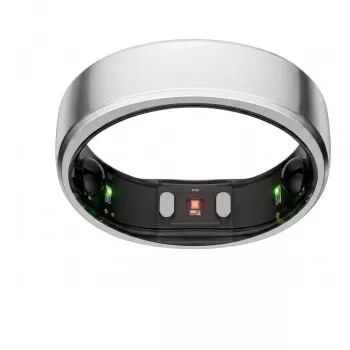 RingConn Smart Ring Gen2 Future Silver Size 8 - miega, fitnesa un sirdsdarbības izsekošanas valkājamā ierīce