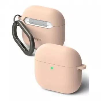 Ringke AirPods 4 Case Silicone Pink Sand