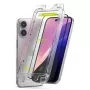 Ringke iPhone 15/16 Screen Protector Premium Easy Slide Tempered Glass 9H with Installation Jig (2 Pack) Transparent