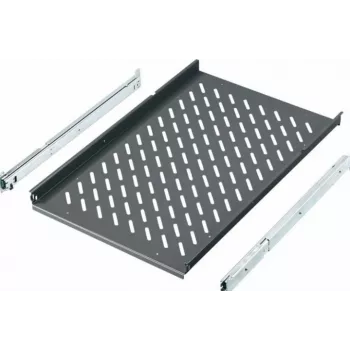 Rittal 19 collu bīdāmais plaukts TS, PC-TS, IW korpusiem, 600 mm dziļums, 40 kg, šīfera pelēks RAL 7015 6902.960