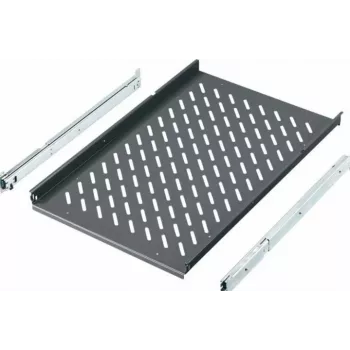 Rittal 19 collu bīdāmais plaukts TS, PC-TS, IW korpusiem, 600 mm dziļums, 40 kg, šīfera pelēks RAL 7015 6902.960