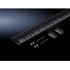 Rittal 5302.120 Kabeļu pārvaldības panelis 1U 19 collas RAL 9005