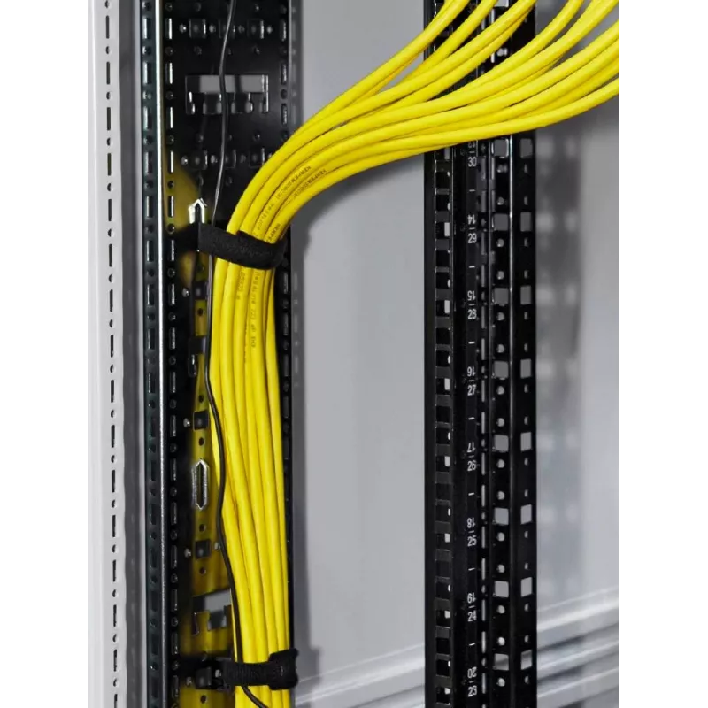 Rittal 5302.120 Kabeļu pārvaldības panelis 1U 19 collas RAL 9005