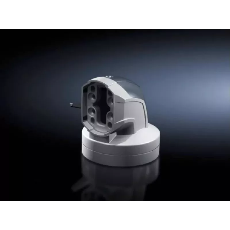 Rittal 90° leņķa savienojuma sistēma 60 atbalsta sviras savienojumam Ø 130 mm - CP 6206.380, presēts alumīnijs/cinks, plastmasa