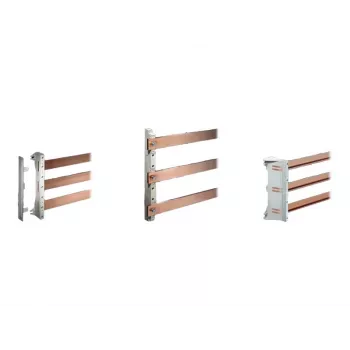 Rittal kopnes adaptera ieliktnis, 24 gab., RAL 7035 gaiši pelēks, poliamīds PA 6.6, UL 94-V0, 60 mm kopnes sistēmai 3074.000