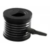Rittal CP slīpuma adapters ±45° atbalsta sviras savienojumam Ø 130 mm, presēts alumīnijs, grafīta pelēks RAL 7024 6206.420