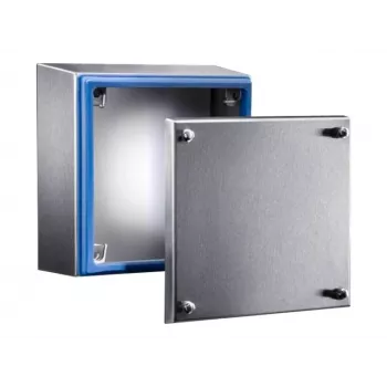 Rittal HD nerūsējošā tērauda sienas montāžas korpuss 200 x 200 x 120 mm, IP66, matēts, higiēnisks dizains 1672.600
