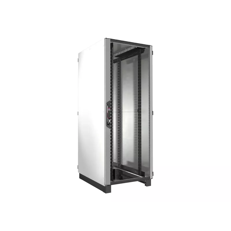 Rittal VX IT servera skapis, slēgts, 800x2100x1000 mm, 42U, melns (RAL 9005)