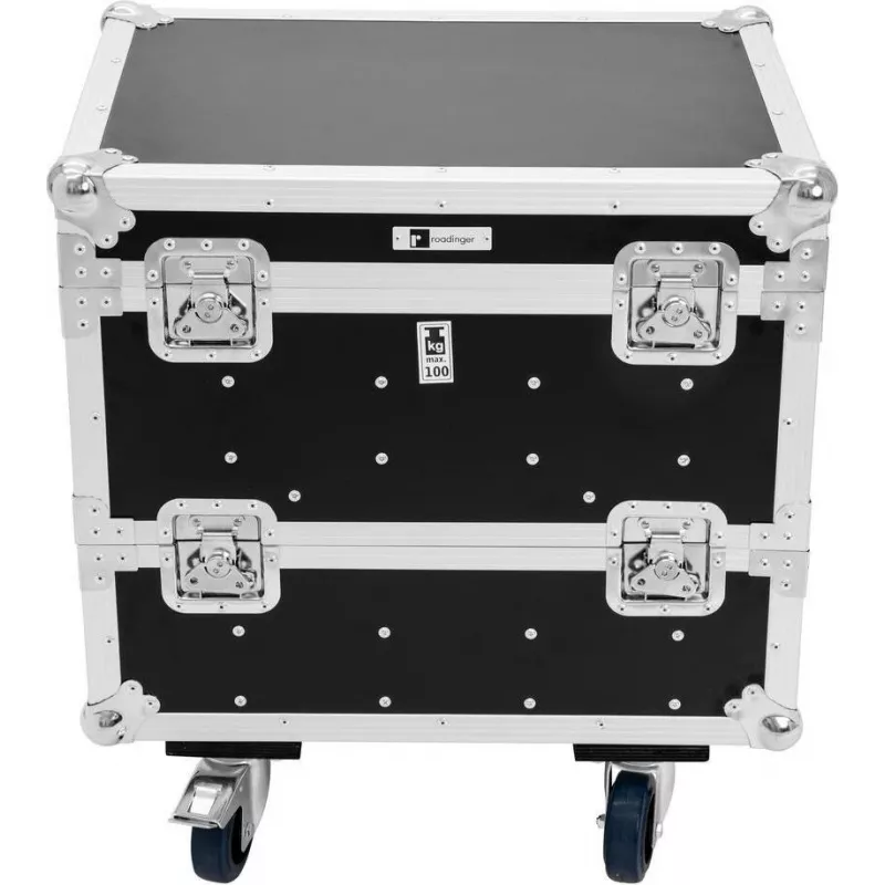 ROADINGER transporta koferis 8x Eurolite IP PIX Strobe RGB CW+WW ar riteņiem 64x46.5x56.5cm