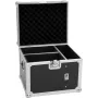 ROADINGER transporta koferis 2 x CAT-80 staru efektiem, 50 kg, melns laminēts, 47,5 x 41,5 x 42,5 cm