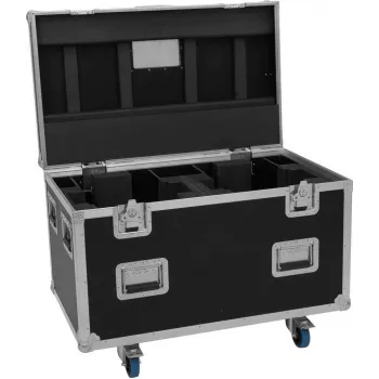 ROADINGER Flightcase Highline 2x DMH-380 ar ritenīšiem, melns, 100 kg slodze, 100x60x73 cm