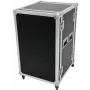Roadinger Rack Profi 10U 45cm ar ritenīšiem (30109117)