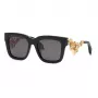 Roberto Cavalli SRC041M520700 Unisex Saulesbrilles - Melns Rāmis Pelēks Gradienta Lēcas 52mm