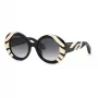 ROBERTO CAVALLI Unisex Butterfly Saulesbrilles SRC010V52700Y Havana Brūns Gradients 52mm