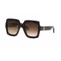 Roberto Cavalli sieviešu saulesbrilles SRC108-5204BL Cat Eye, zilas Havana krāsas rāmis, gradienta zilas lēcas, 52mm