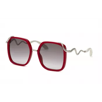 Roberto Cavalli sieviešu saulesbrilles SRC003M5509EZ Oversized Grey Gradient 55mm
