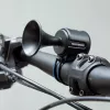 ROCKBROS elektroniskais velosipēda zvans - melns, 110-120 dB, 4 toņi, uzlādējams, IPX4