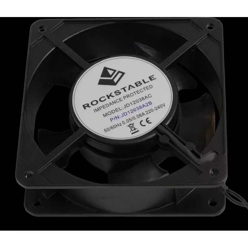 Rockstable 120mm ventilators - Dzesēšanas ventilators - 112 m³/h - Melns - 1 gab. - 610 g (RS19-FT1212)