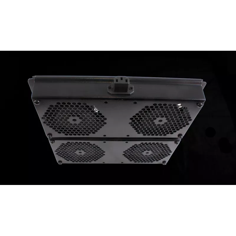Rockstable 19 inch dzesēšanas elements - ventilatora panelis - iebūvēts ventilators - tērauds - melns - 1 gab. - 2,92 kg (RS19-FT68)