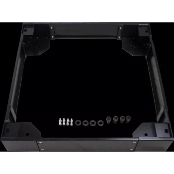 Rockstable 19 collu ritošais postaments - Melns - SPCC tērauds - 600 mm platums - 800 mm dziļums